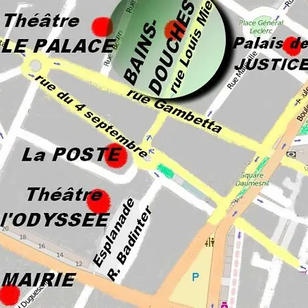 公寓式酒店 Les Bains Douches 佩里格